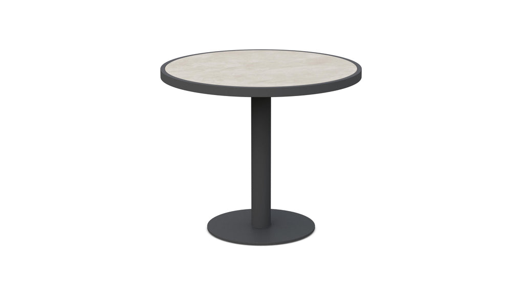 Bordeaux Dining Table Charcoal - Albarium Dekton Top Dining Tables Azzurro Living